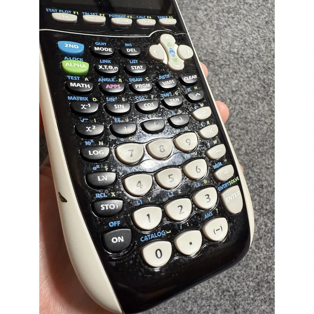 Texas Instruments TI-84 Plus C Silver Edition‎ Graphing Calculator No Power Cord